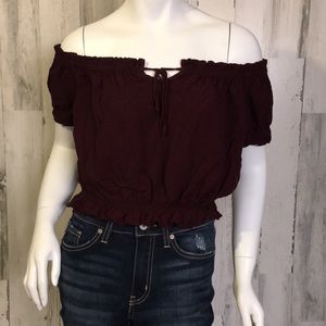 #F16 Lg- Women’s - Large Forever 21 Maroon Top
